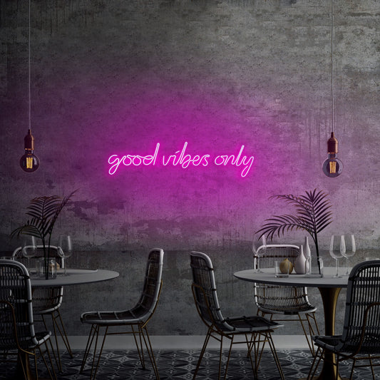 TAKK Good Vibes Only - Pink - NordlyHome.dk