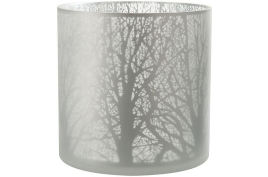 HURRIC TREE GLASS WH XL