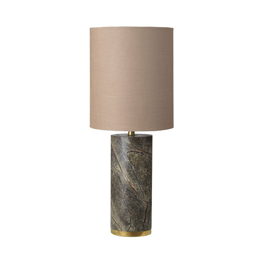 Cozy Living | Ella Marble Lamp Forest Green w. Taupe nyans