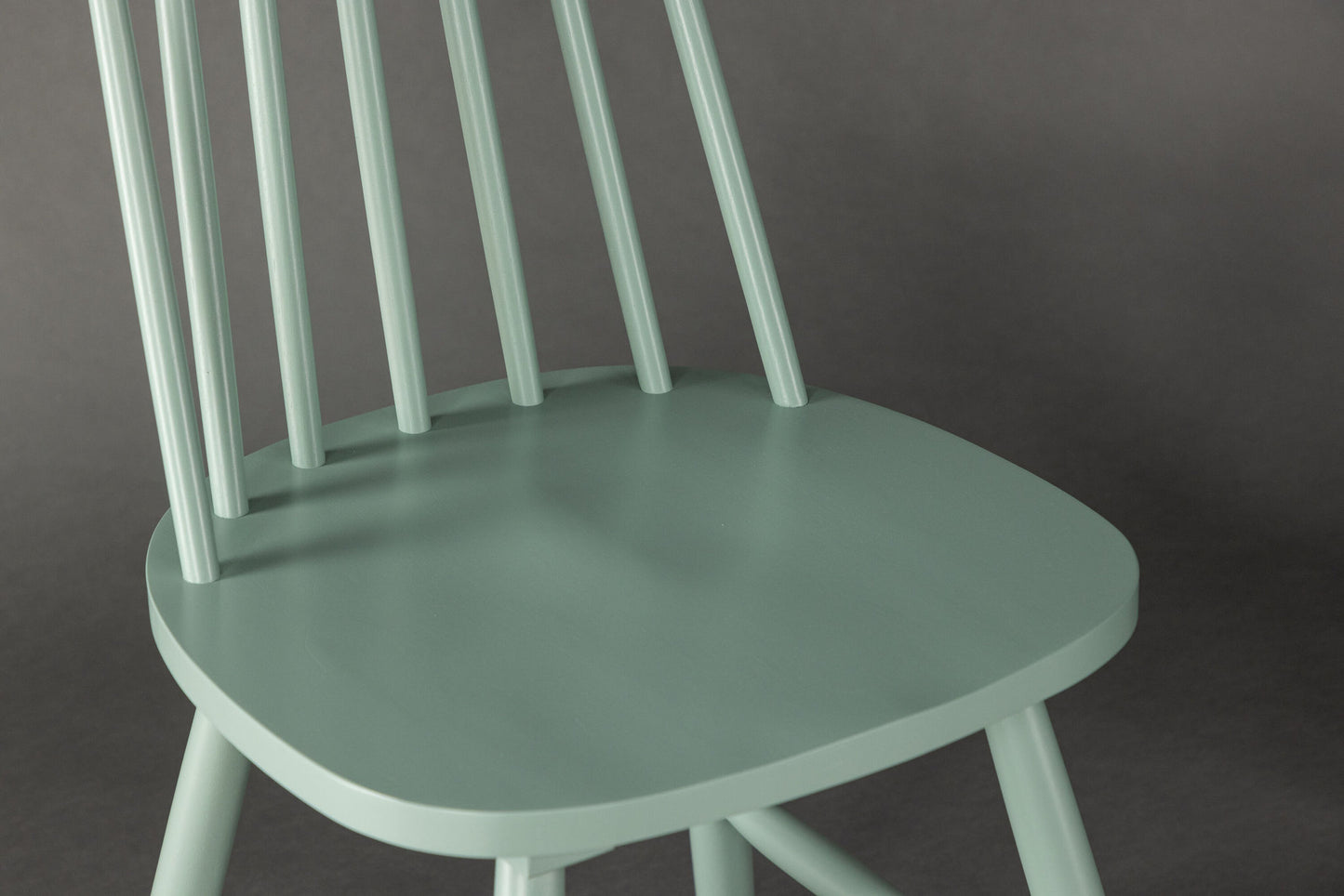 Lönneberga Spisebordsstol - Grøn Solid Gummitræ