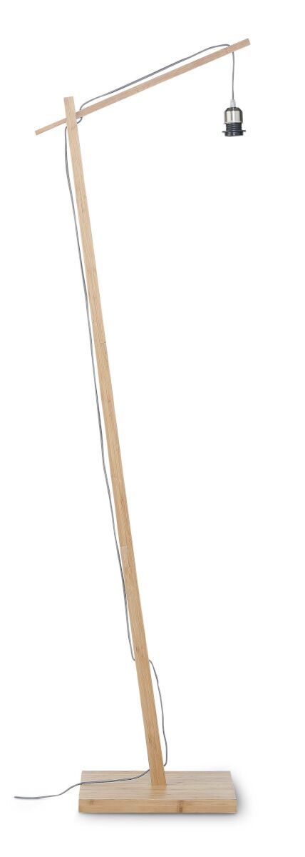 Gulvlampe Tanami L bambus nat. h.176cm/skive dia.55xh.14 cm rattan. nat.