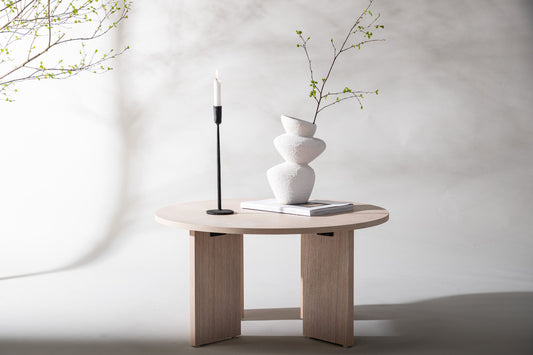 Askerön Sofa Table - Whitewash / Wood
