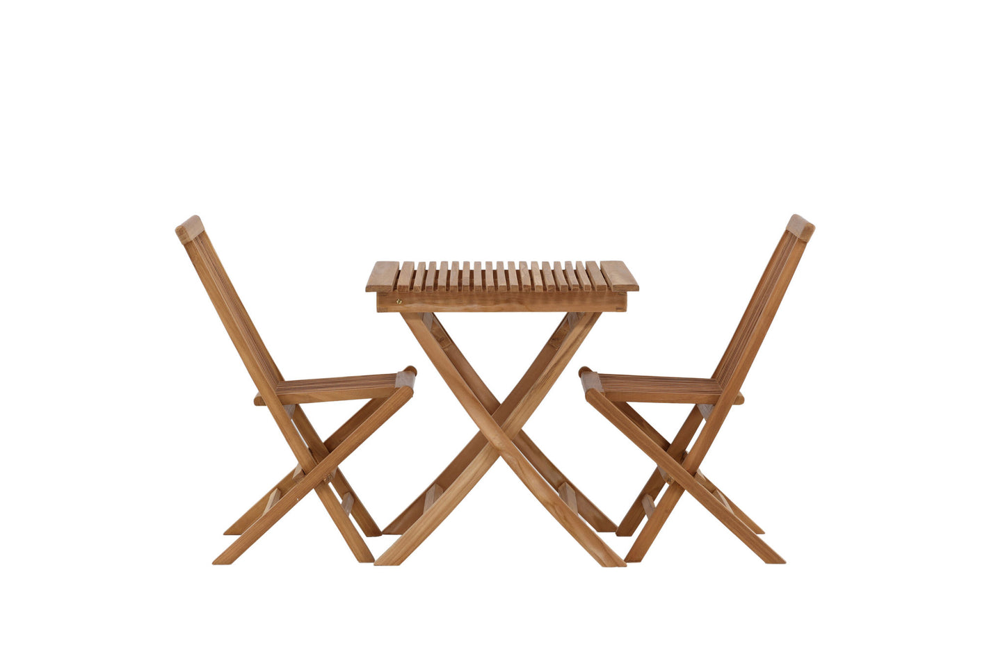 Ghana - Foldbart bord - Natur - Teak - 70*70cm Kenya Foldbar Stol uden armlæn - Teak