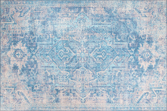 TAKK Blues Chenille - Blue AL 270(150 x 230) - NordlyHome.dk