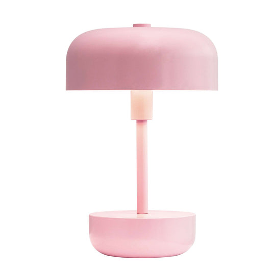 Haipot lyserød LED genopladelig bordlampe