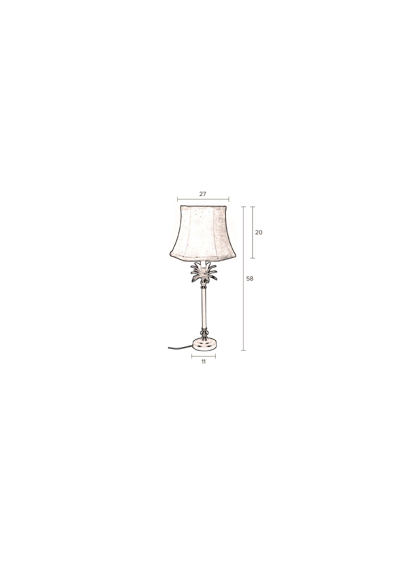 Dutchbone | TABLE LAMP CRESTA Default Title