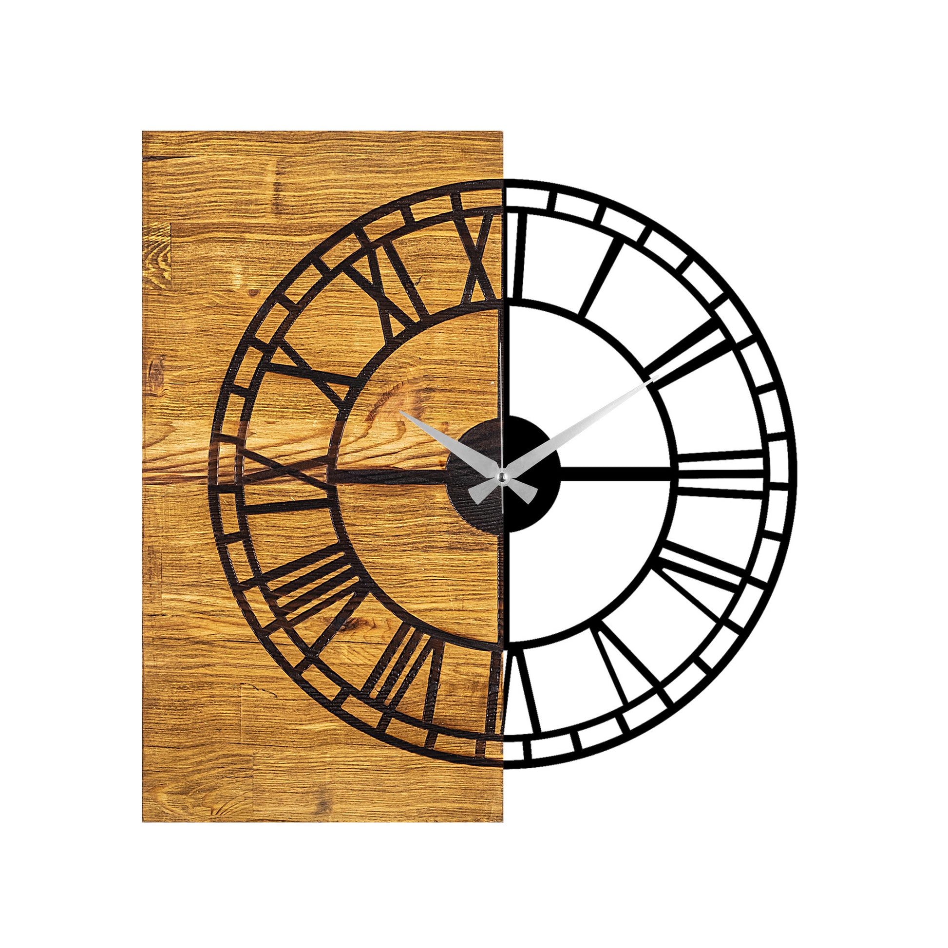 TAKK Wooden Clock 10 - NordlyHome.dk