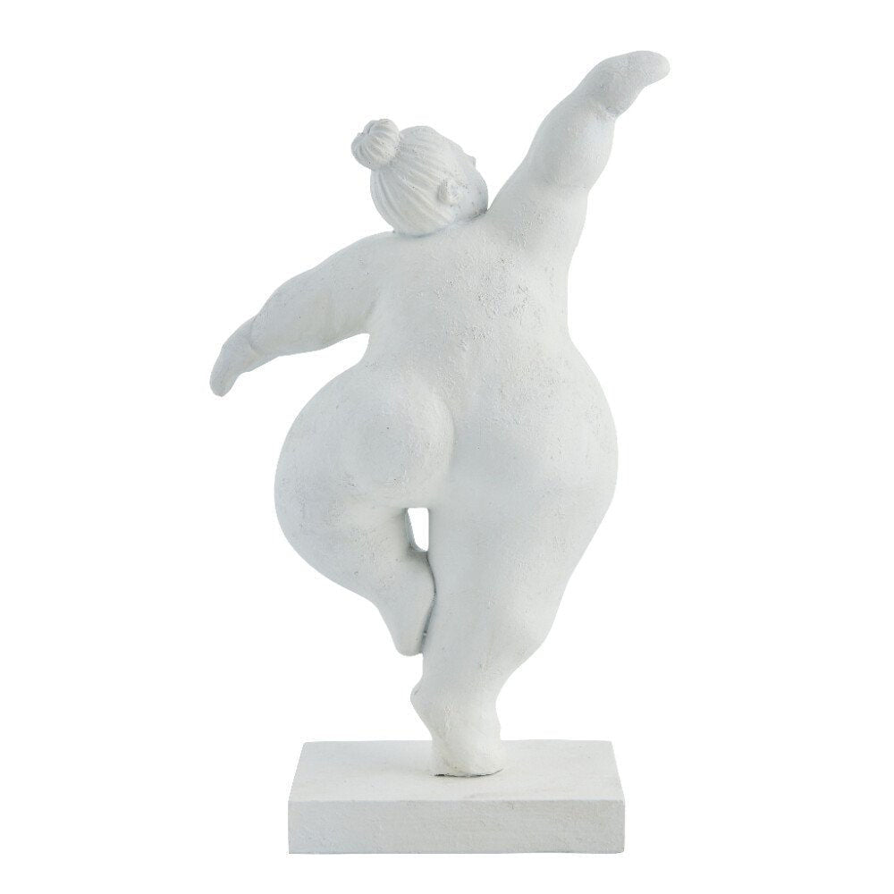 Serafina kvinde figur H28,8 cm. hvid