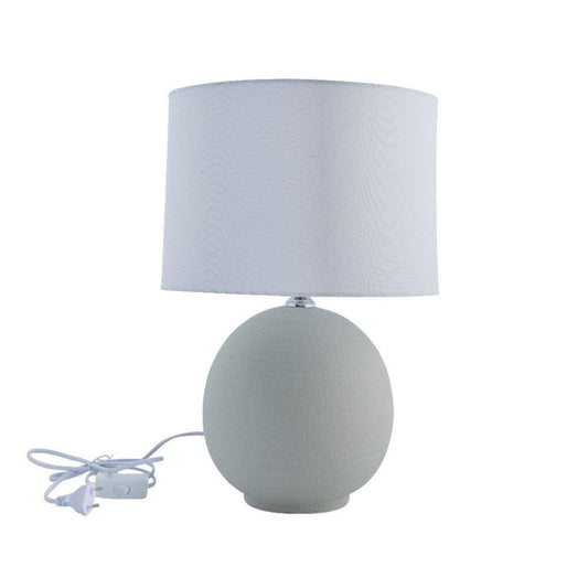 Sienna bordlampe H46,5 cm. sølvgrå