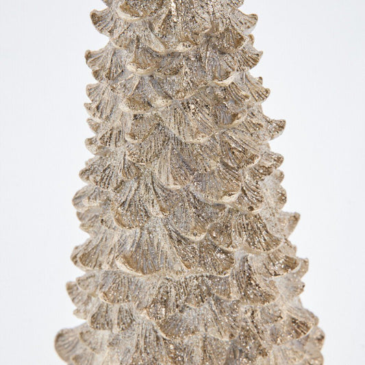 Semise  H33 cm. lys guld