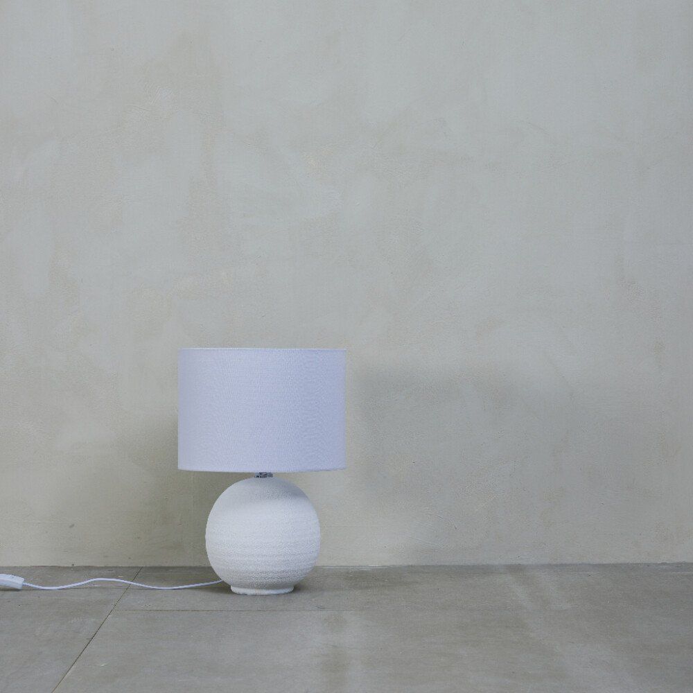 Sienna bordlampe H46,5 cm. hvid