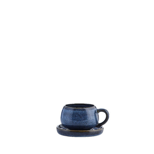 Amera espresso kop 9x9 cm. blå