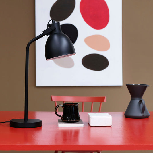 Larsen Dyberg | Kust svart bordslampa