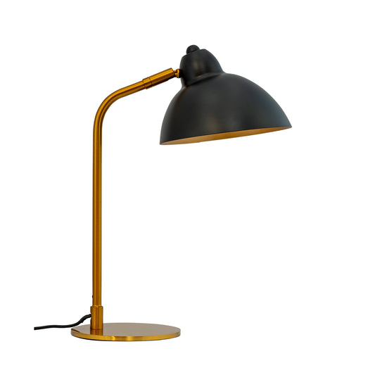 Larsen Dyberg | Futura svart/mässing liten bordslampa