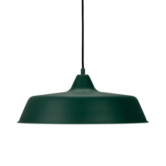 Larsen Dyberg | Rå mörkgrön taklampa