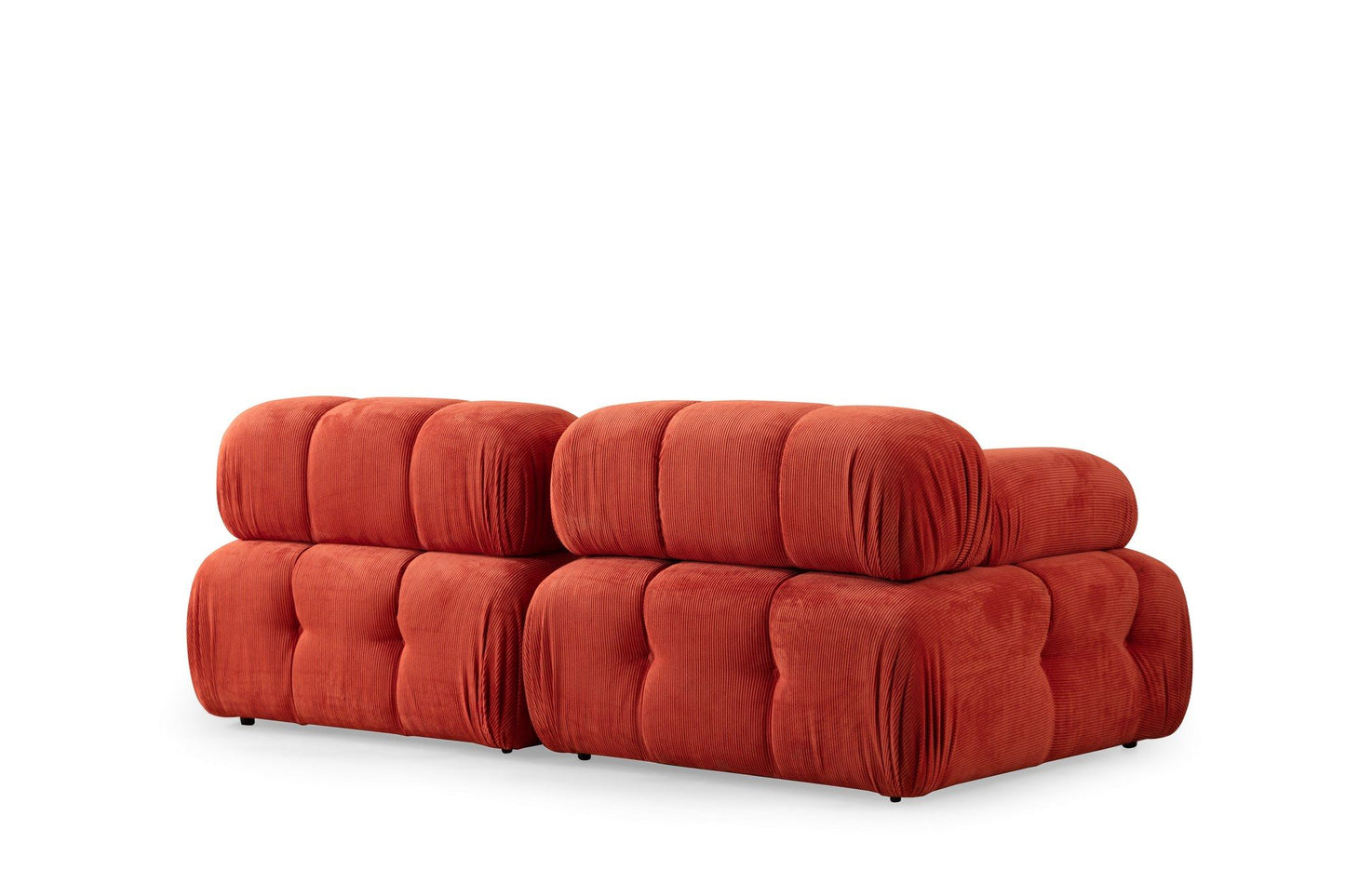 Doblo - Sofa, 2-personer ( L1-1R), Rød