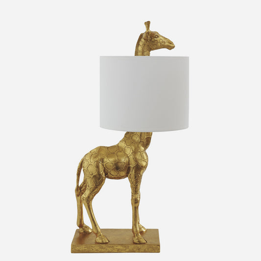 Creative Collection Bordlampe, Guld, Polyresin - Takkliving.dk