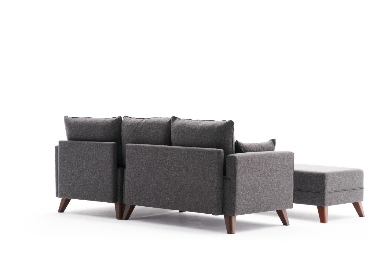 TAKK Bella Mini Corner Sofa Right - Anthracite - NordlyHome.dk