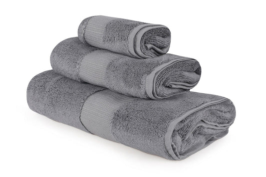 Håndklæde -  Valencia sæt - mørkegrå