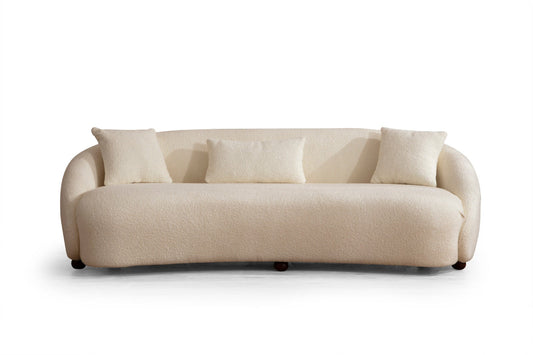 Napoli - 3-sæders sofa, Cream Bouclette