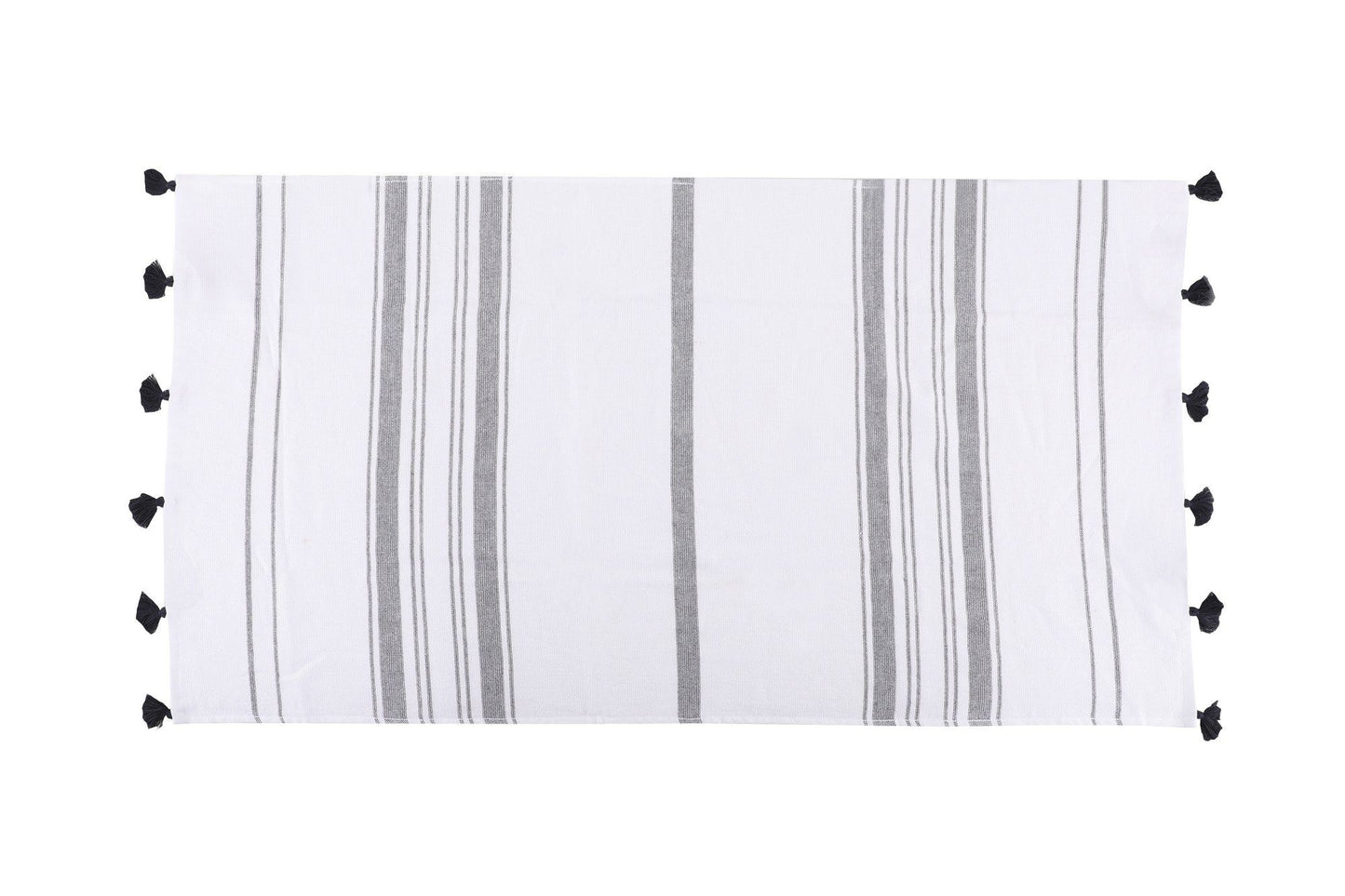 Håndklædesæt - One Side Striped - mørkeblå