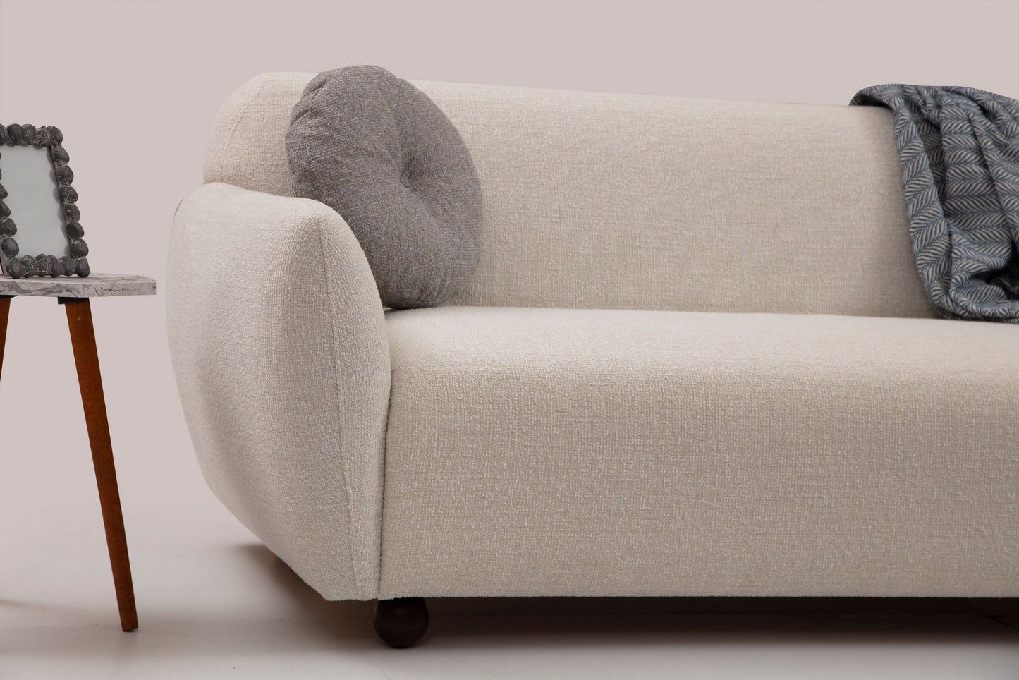 Eddy - Hvid - 3-sæders sofa