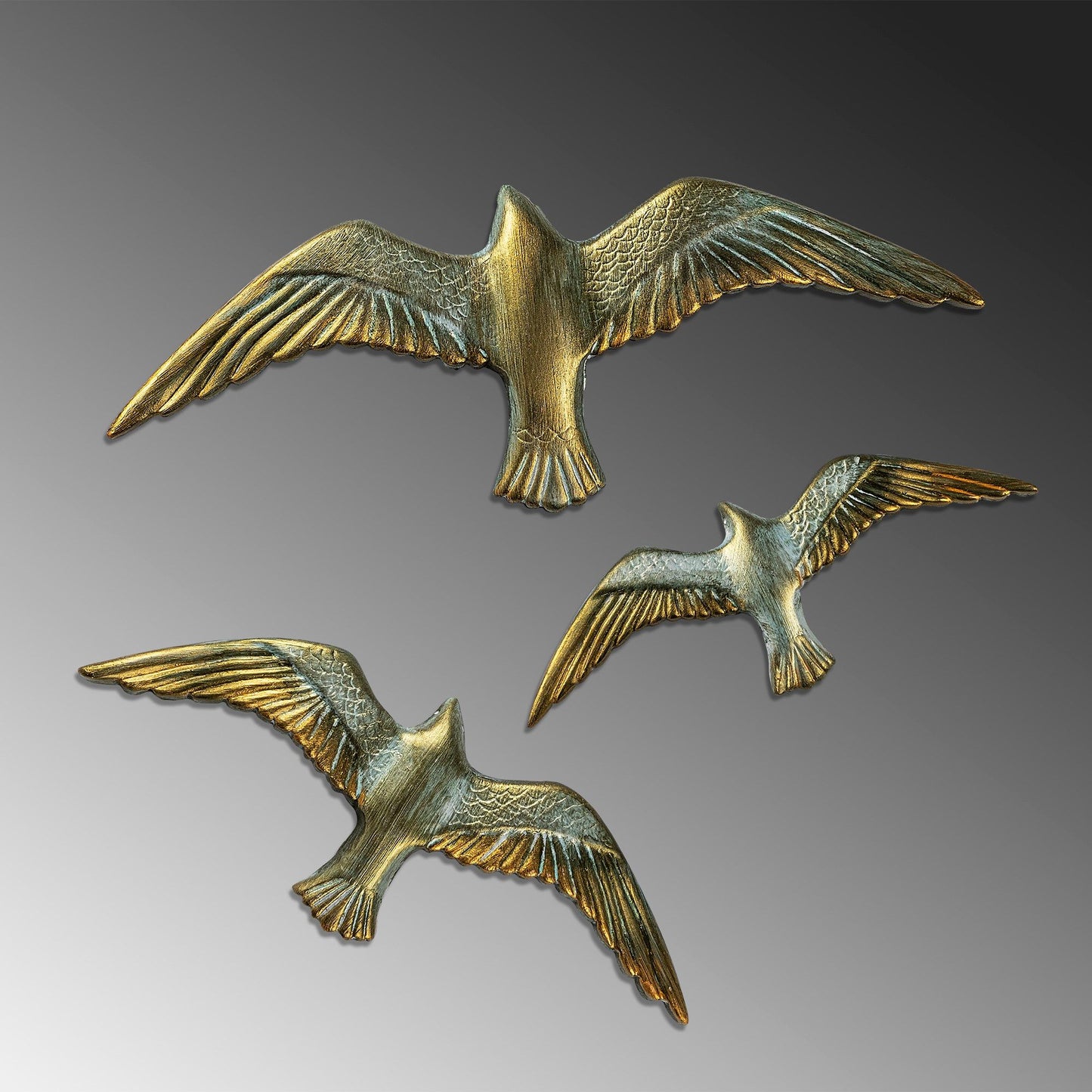 Flying Seagulls - 1 - Dekorativt vægtilbehør