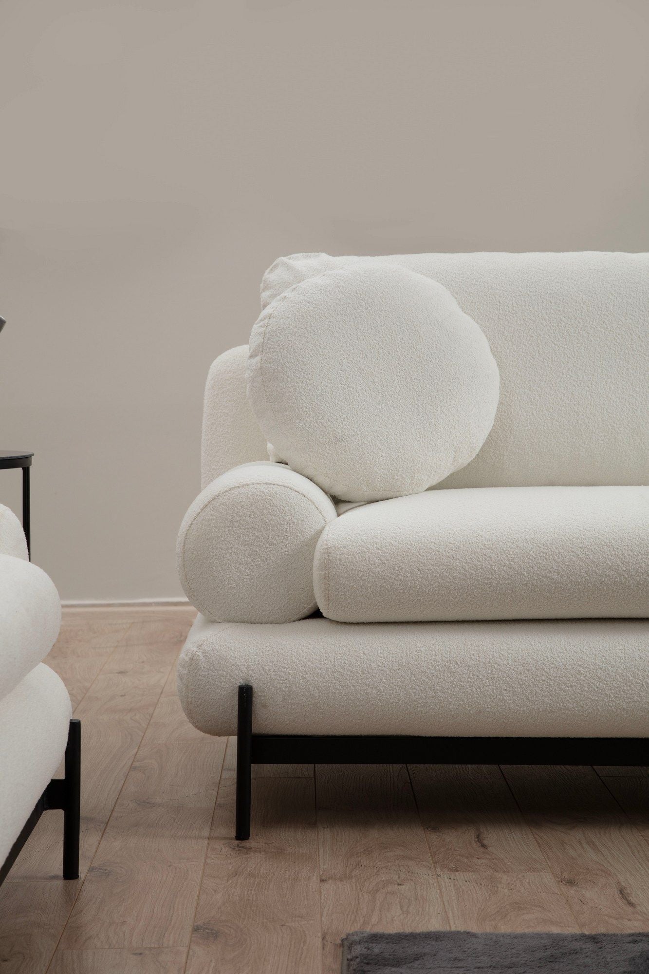 Livorno - Hvid - 2-sæders sofa