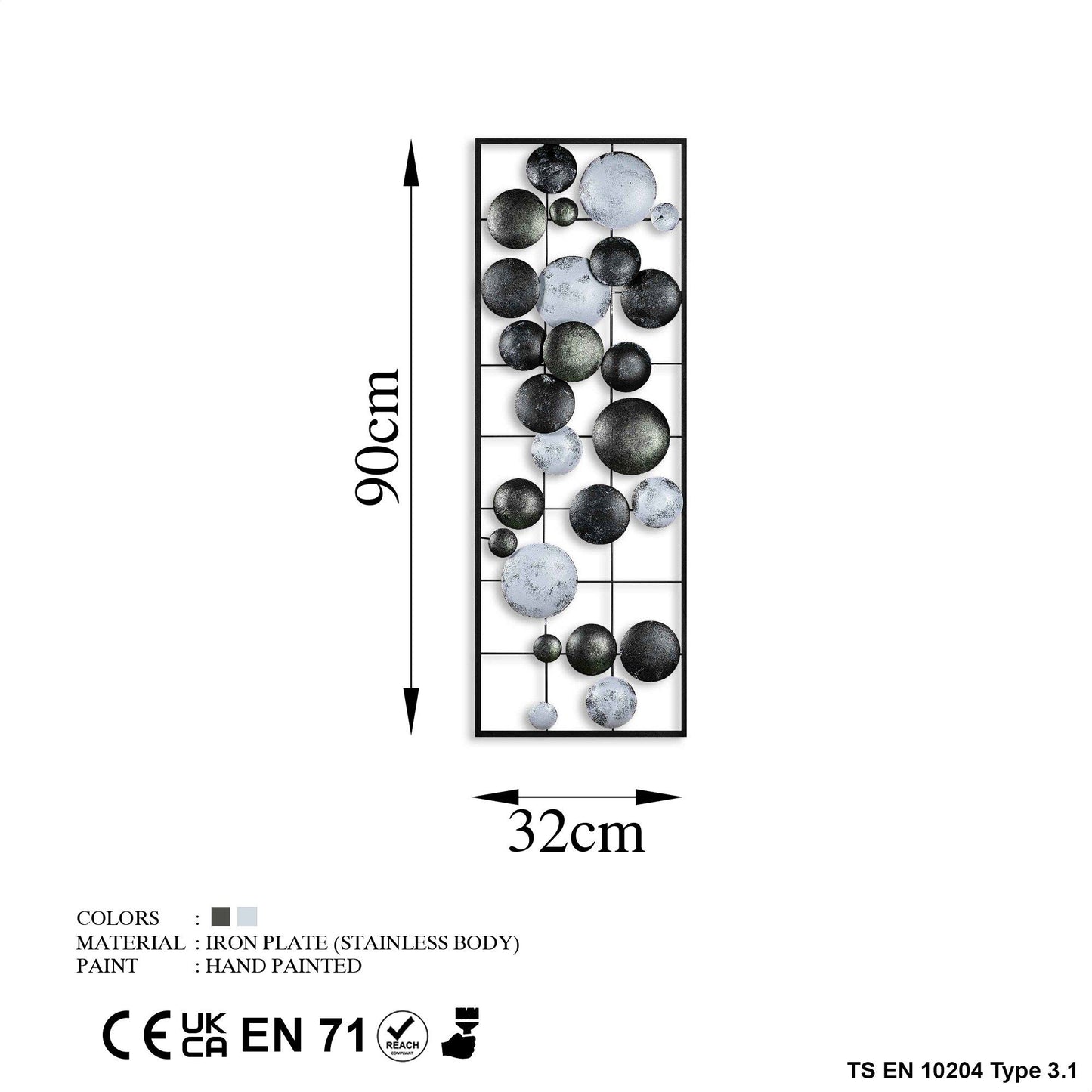 Camber - 5 - Dekorativt metalvægtilbehør