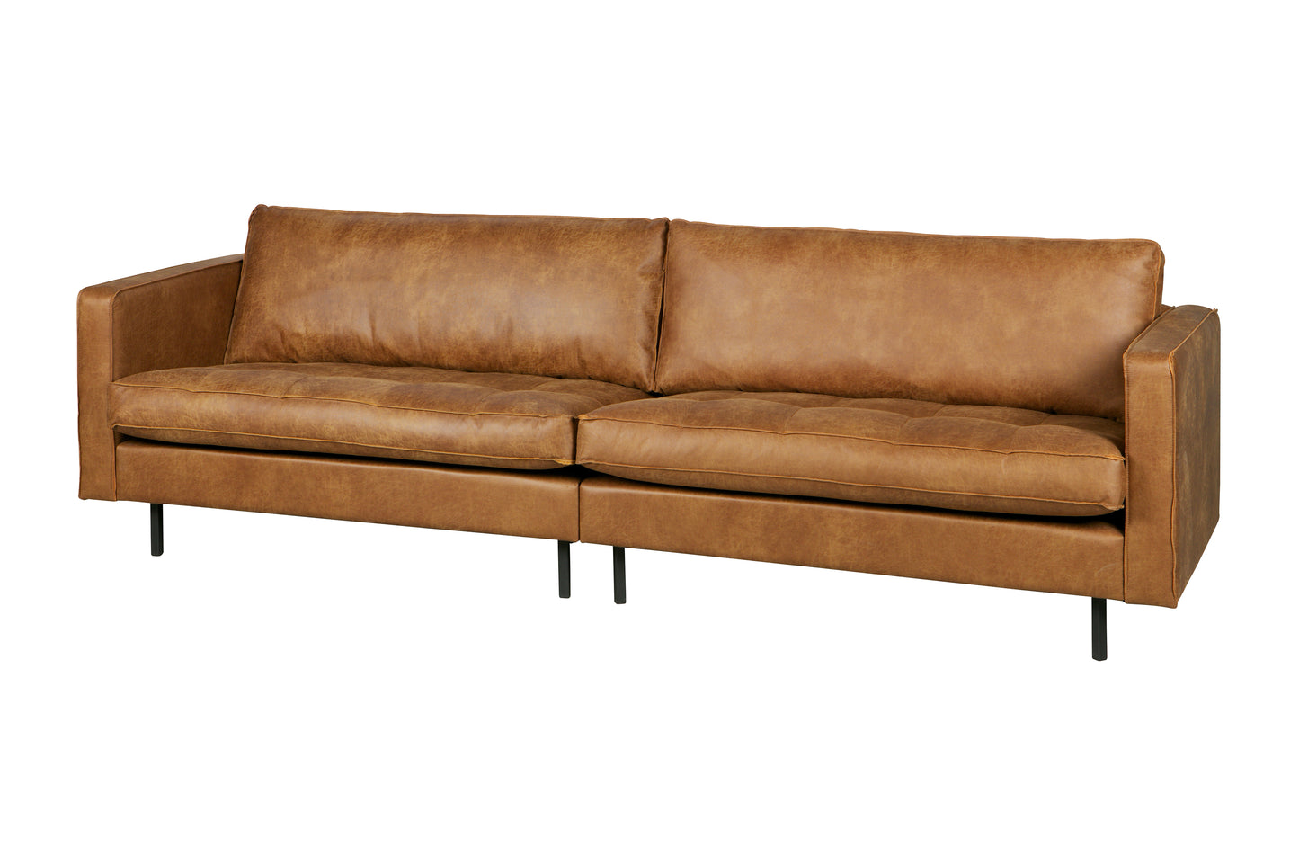 BEPUREHOME | Rodeo Classic Sofa - 3-personers soffa, Cognac