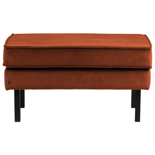 BEPUREHOME | Rodeo - Puff, Velour Rost