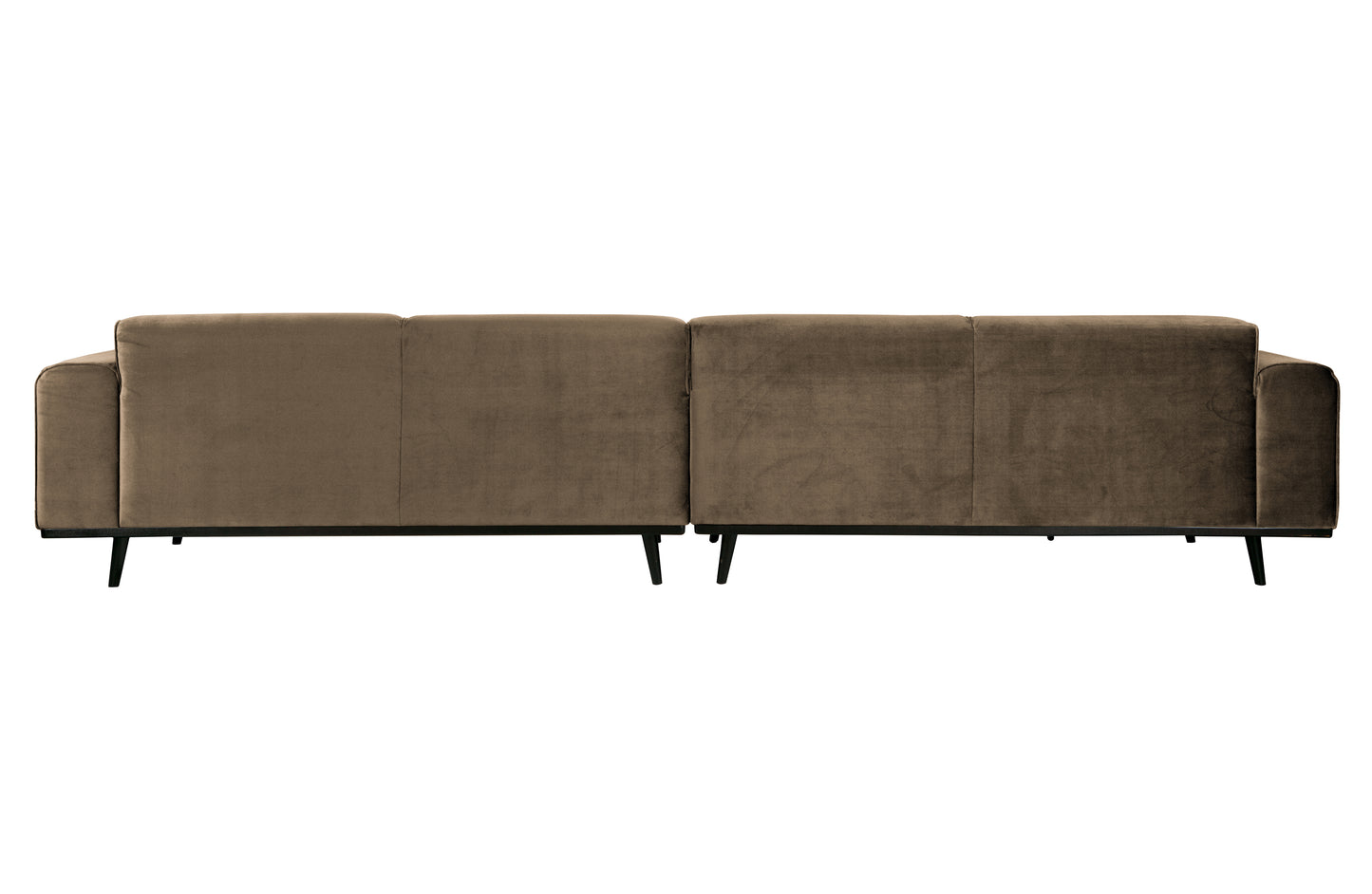 BEPUREHOME | Statement Xl - 4-sits soffa, 372 Cm Velour Taupe