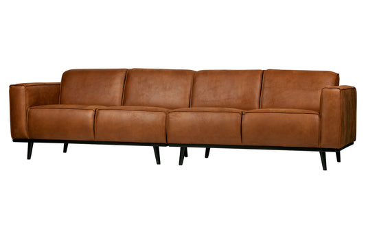 BEPUREHOME | Statement - 4-personers soffa, 280 Cm Cognac
