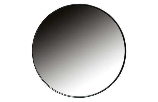 TRÄ | Doutzen Rund - Spegel, Metall Svart Ø50cm