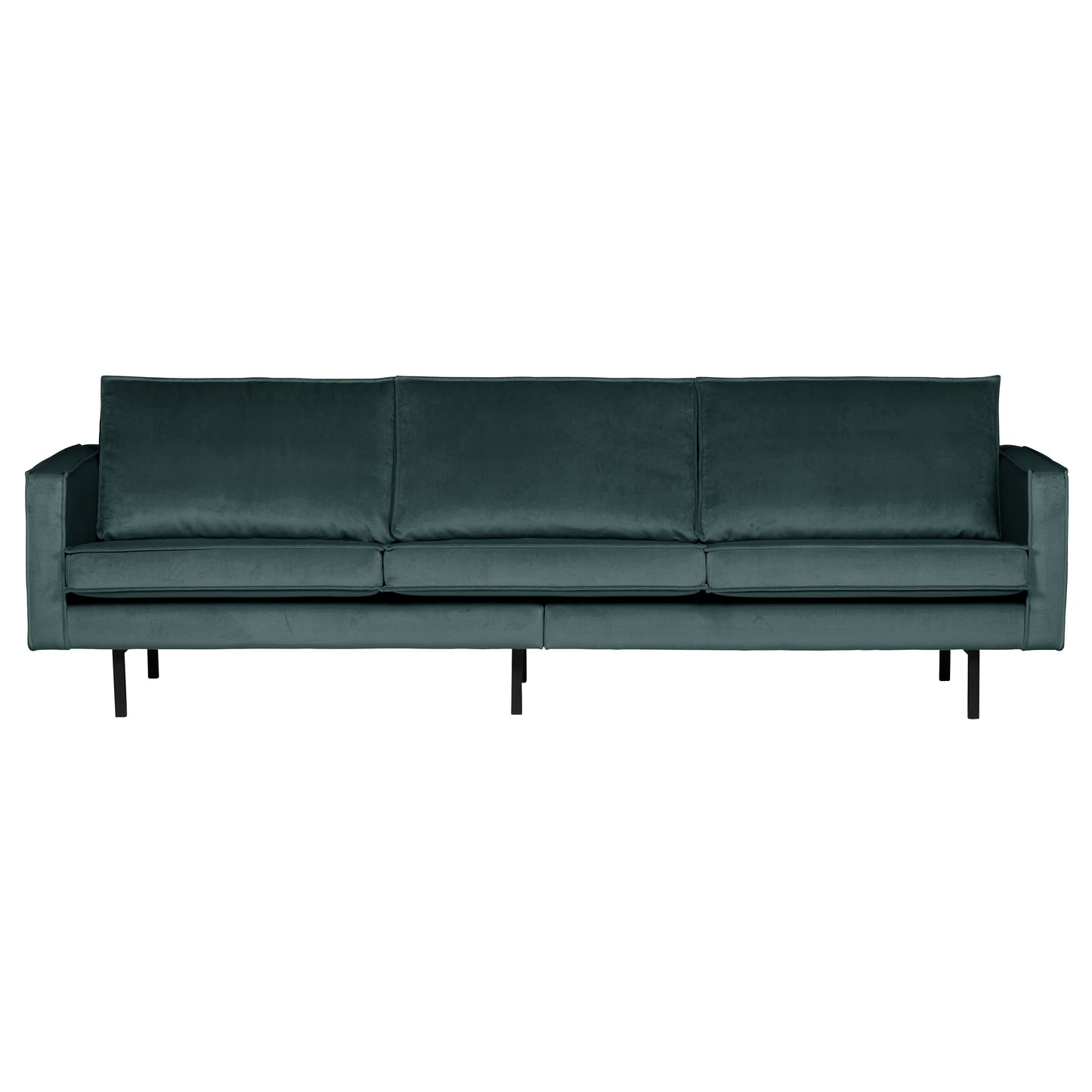 BEPUREHOME | Rodeo Sofa - 3-sits soffa, Velour Teal