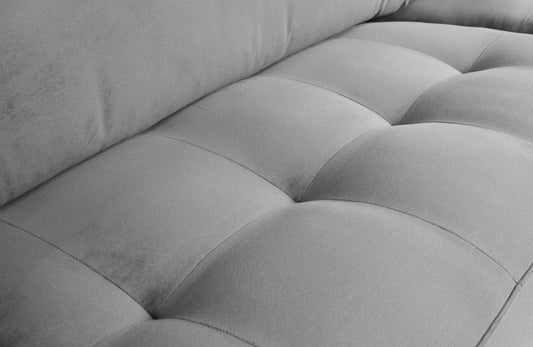 BEPUREHOME | Rodeo Classic Sofa 2,5-sits Velour Ljusgrå