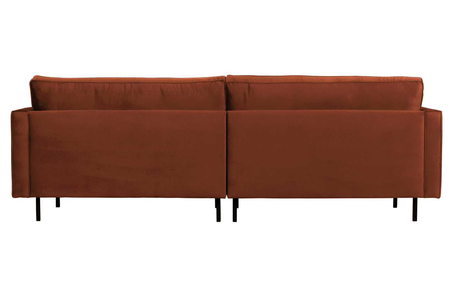 BEPUREHOME | Rodeo Classic Sofa - 3-personers soffa, Velour Rust