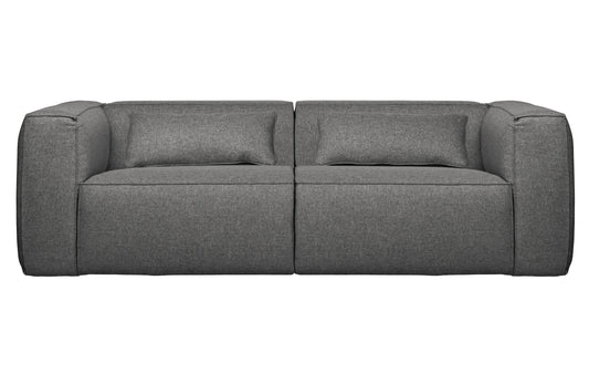 WOOOD Exklusivt | Bean 3,5-personers soffa Inkl. kuddar, mellangrå