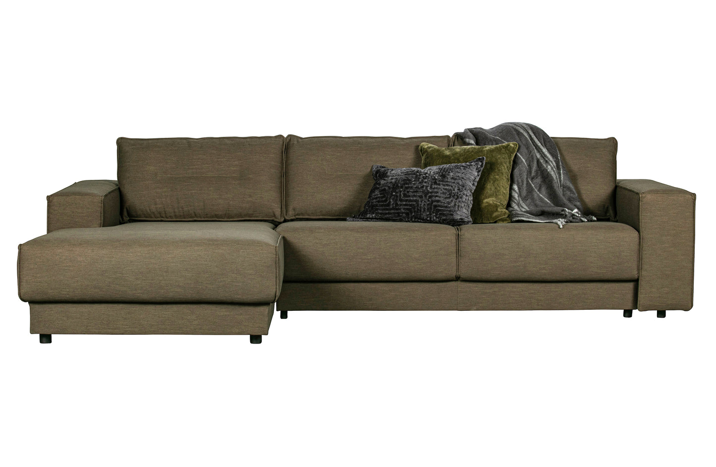 TRÄ | Randy schäslong - soffa, vänster, grön