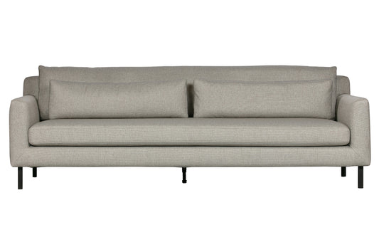 TRÄ | Nienke - 3-personers soffa, ljusgrå