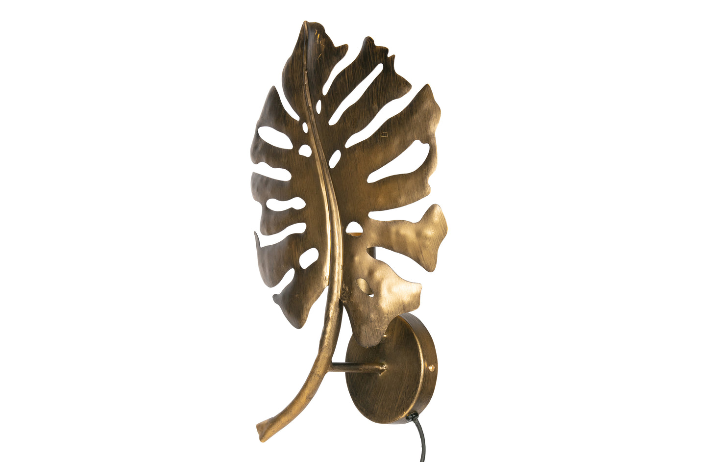 BEPUREHOME | Leaf - Vägglampa, Metall Antik Mässing