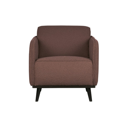 BEPUREHOME | Statement Arm Chair Boucle Coffee