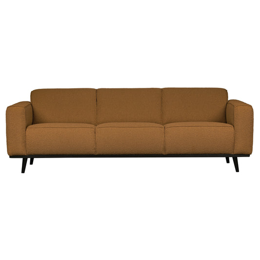 BEPUREHOME | Statement - 3-personers soffa, 230 Cm Boucle Butter