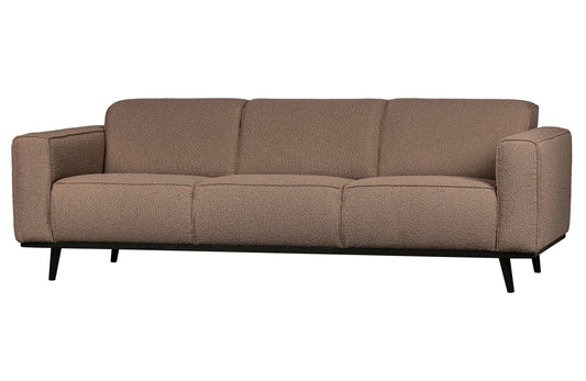 BEPUREHOME | Statement - 3-personers soffa, 230 Cm Boucle Nougat