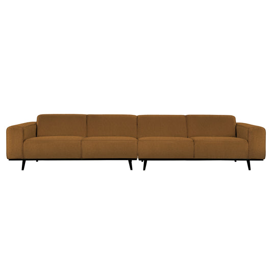 BEPUREHOME | Statement Xl - 4-sits soffa, 372 Cm Boucle Butter