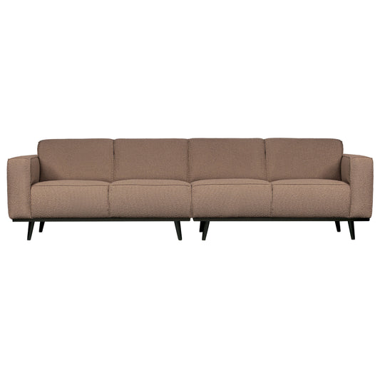 BEPUREHOME | Statement - 4-personers soffa, 280 Cm Boucle Nougat