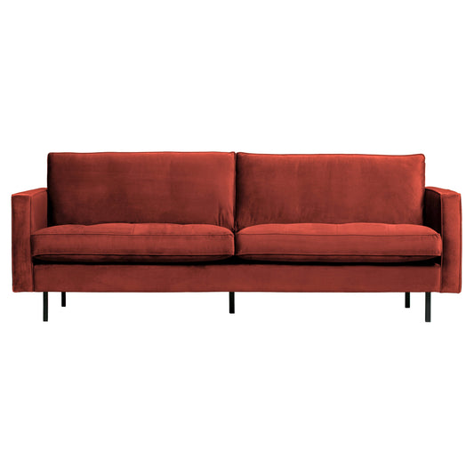 BEPUREHOME | Rodeo Classic Sofa 2,5-sits Velour Chestnut