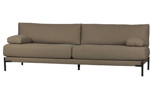 den vtwon | Sleeve - 3-personers soffa, Canvas Brun/grön