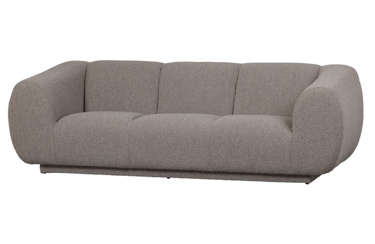 BEPUREHOME | Woolly - 3-sits soffa, Natural Mix