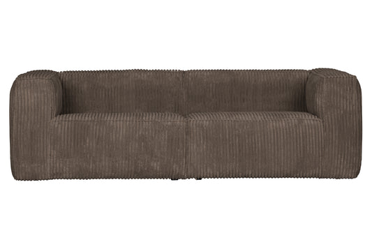 WOOOD Exklusivt | Bean 3,5-sits soffa Rejäl Ribcord Mud